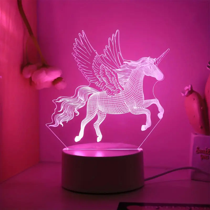 Unicorn Night Light | LED Decorative Lamp-Night Light-Sasha Sydney