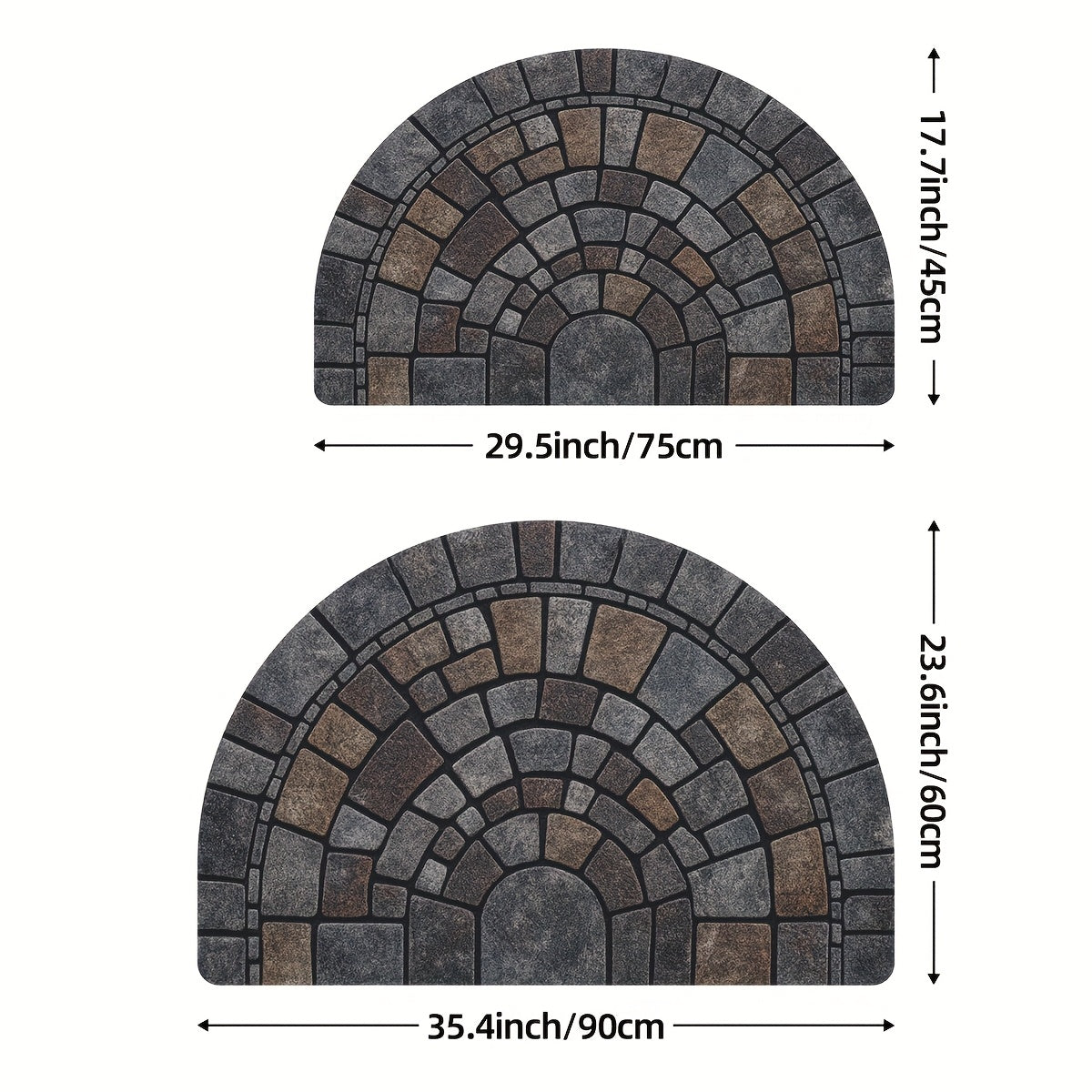 Door Mat | Half Moon Door Mat-Door Mat-Sasha Sydney