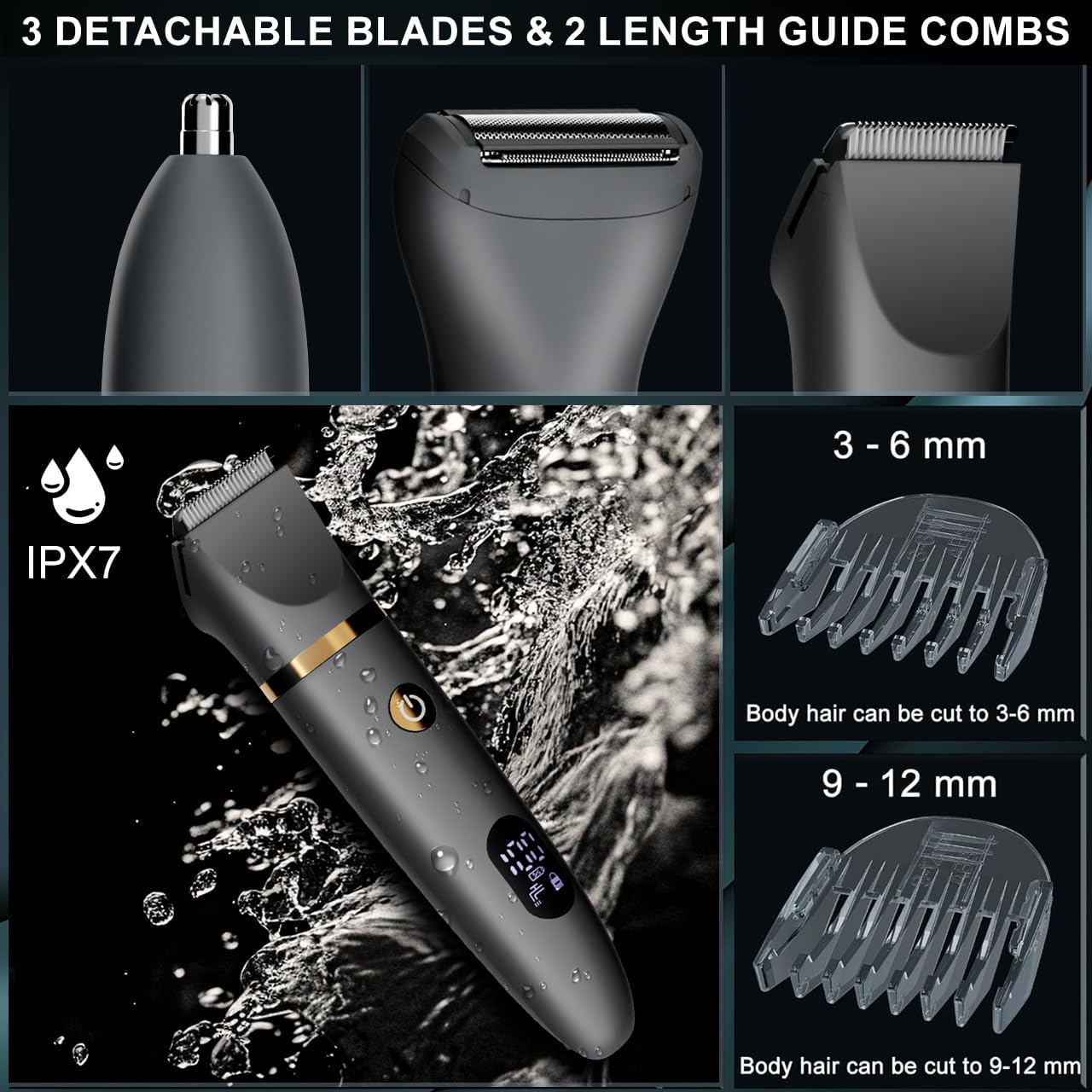 Men Electric Grooming Trimmer | Multi Function Hair Trimmer Personal Care-Trimmer/Shaver-Sasha Sydney