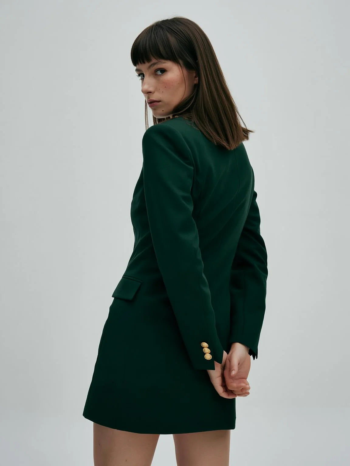 Elegant Women’s Dress | Double Button Blazer Design-Sasha Sydney