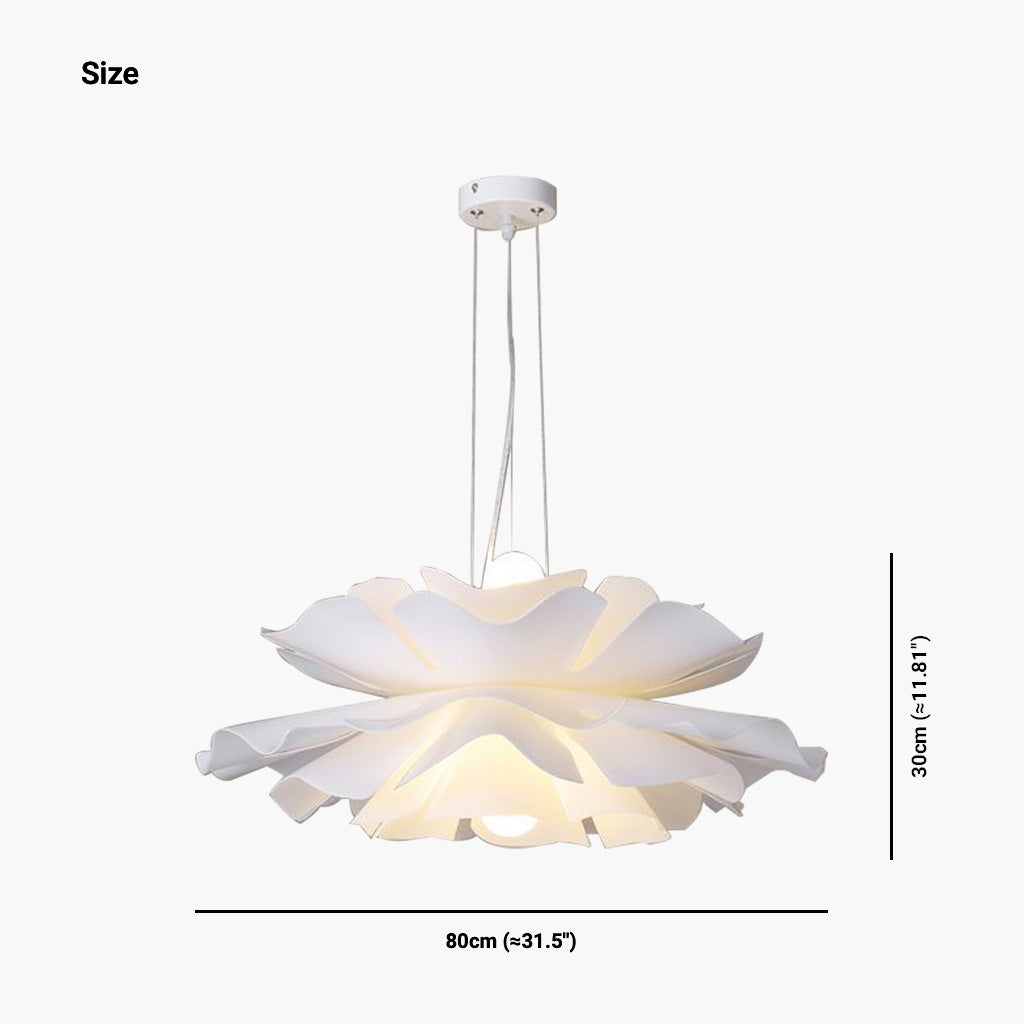 Avant-Garde Petal Pendant Light | Layered Flower Shade Interior Lighting-Ceiling Light-Sasha Sydney
