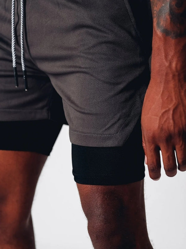Men's Camo Sports Shorts | Towel Loop Phone Pocket Gym Running-Men Shorts-Sasha Sydney