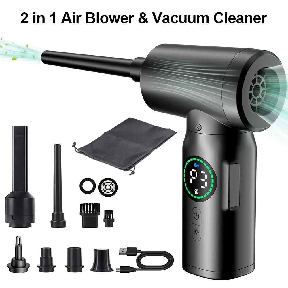 Portable Air Duster | Cordless Blower Multi Nozzle Car Cleaning-Air Duster-Sasha Sydney