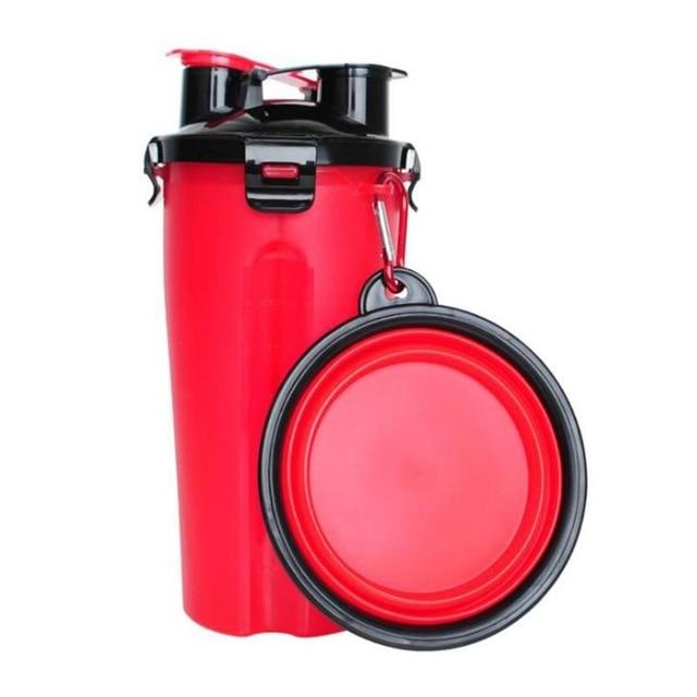 Portable Pet Water Bottle | Foldable Bowl Travel Walking-Pet Bottle-Sasha Sydney
