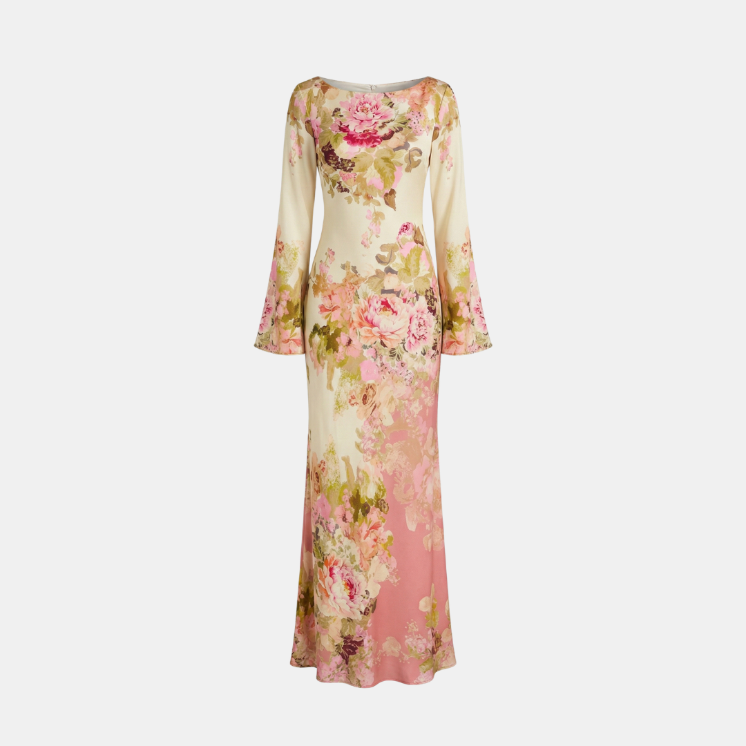 Long Sleeve Maxi Dress in Soft Fabric for Elegant Party Wear - Image 8
