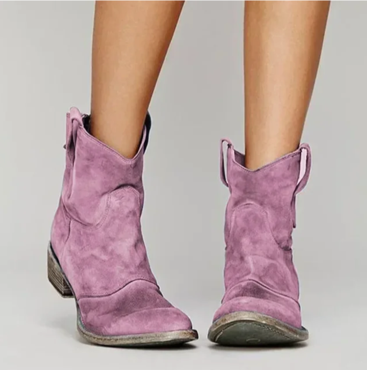 Roselle | Elegant suede western boots for a stylish look - Image 6