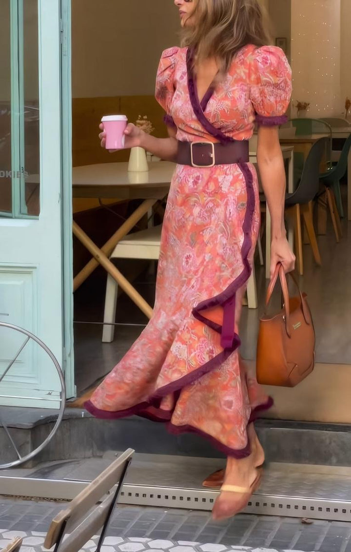 Vivi | Women Floral Midi Dress | Elegant Fit