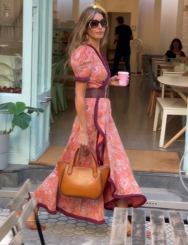 Vivi | Women Floral Midi Dress | Elegant Fit