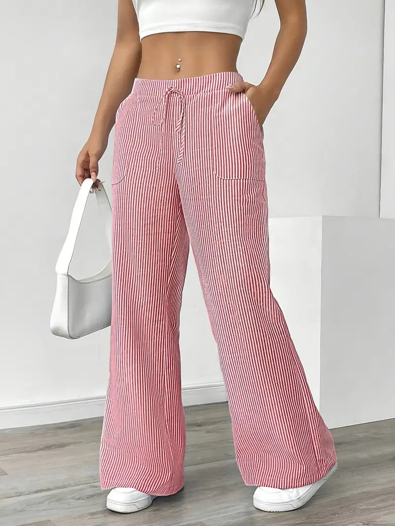 Alina | Women's Striped Pants | Comfortable & Flattering