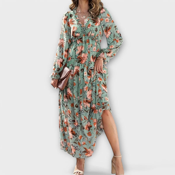 Chloe | Women Floral Maxi Dress | Lightweight & Elegant