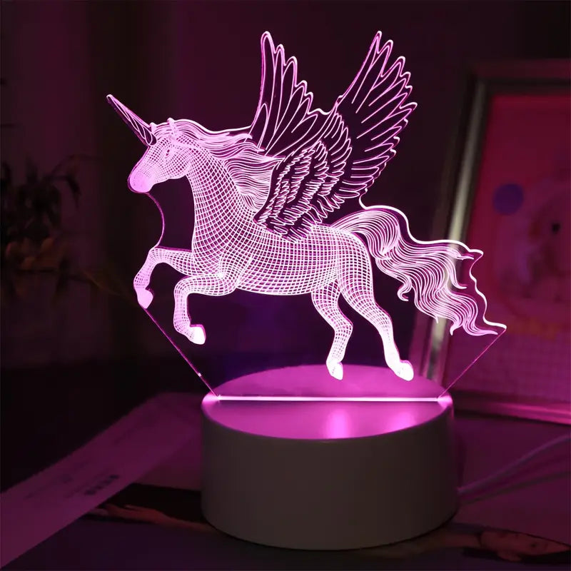 Unicorn Night Light | LED Decorative Lamp-Night Light-Sasha Sydney