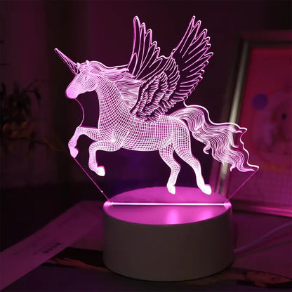 Unicorn Night Light | LED Decorative Lamp-Night Light-Sasha Sydney