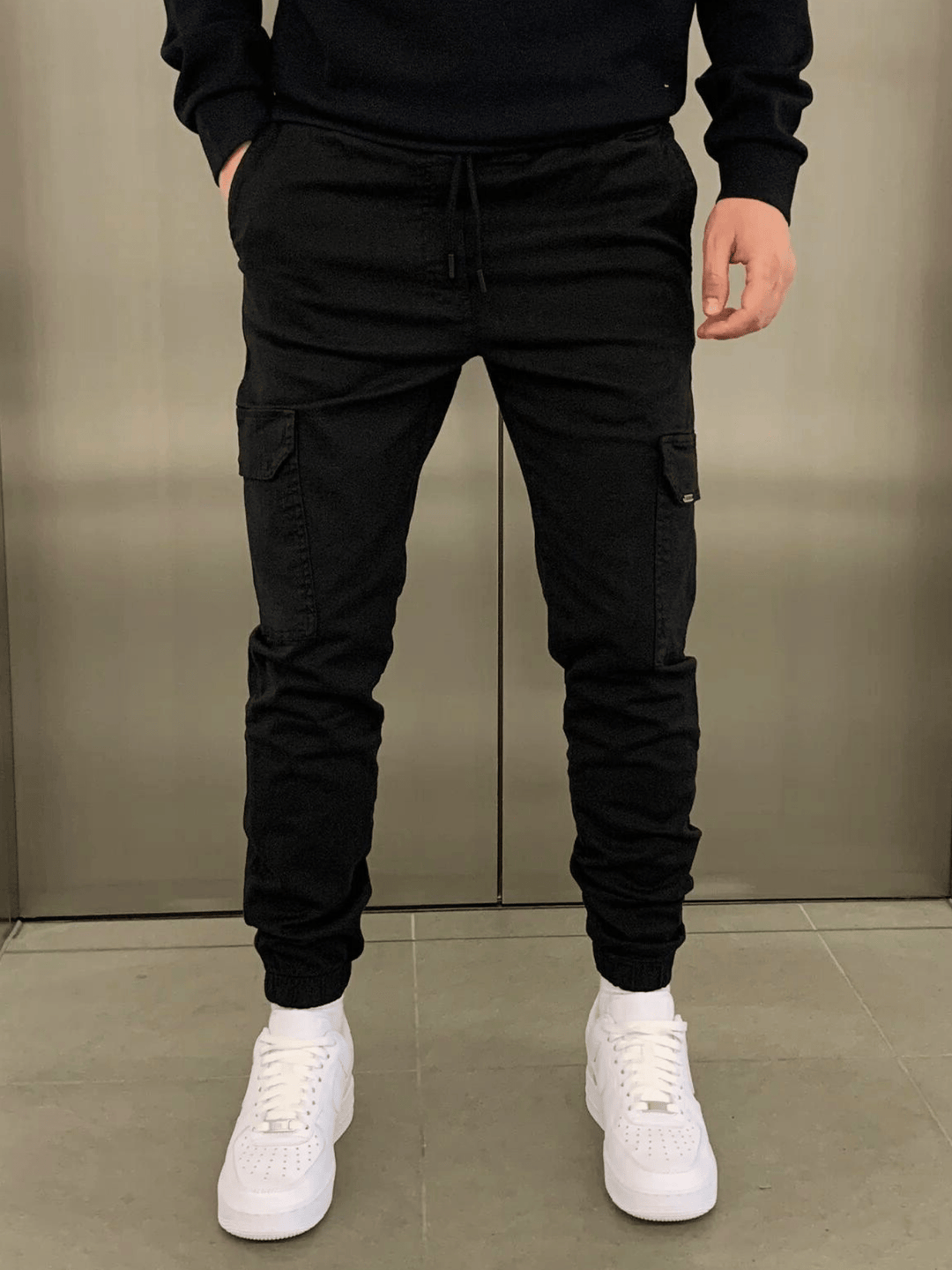 Caleb | Men Tapered Cargo Joggers | Functional Comfort