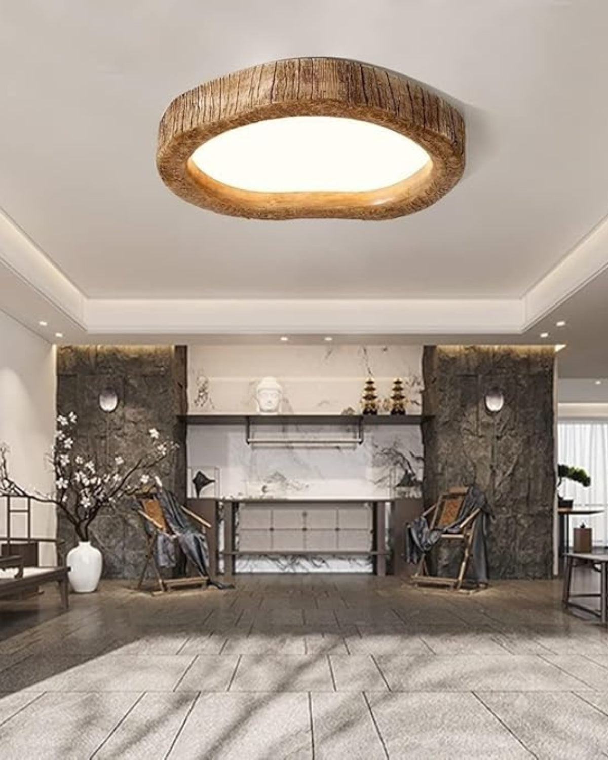 Modern Flush Mount Ceiling Light | Low Profile Ambient Lighting-Ceiling Light-Sasha Sydney