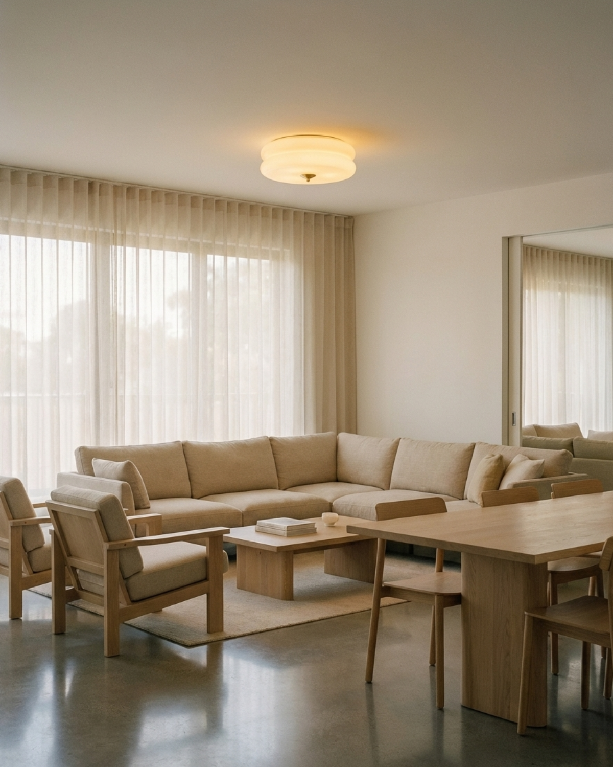 Flush Mount Ceiling Light | Kitchen Ceiling Light-Ceiling Light-Sasha Sydney