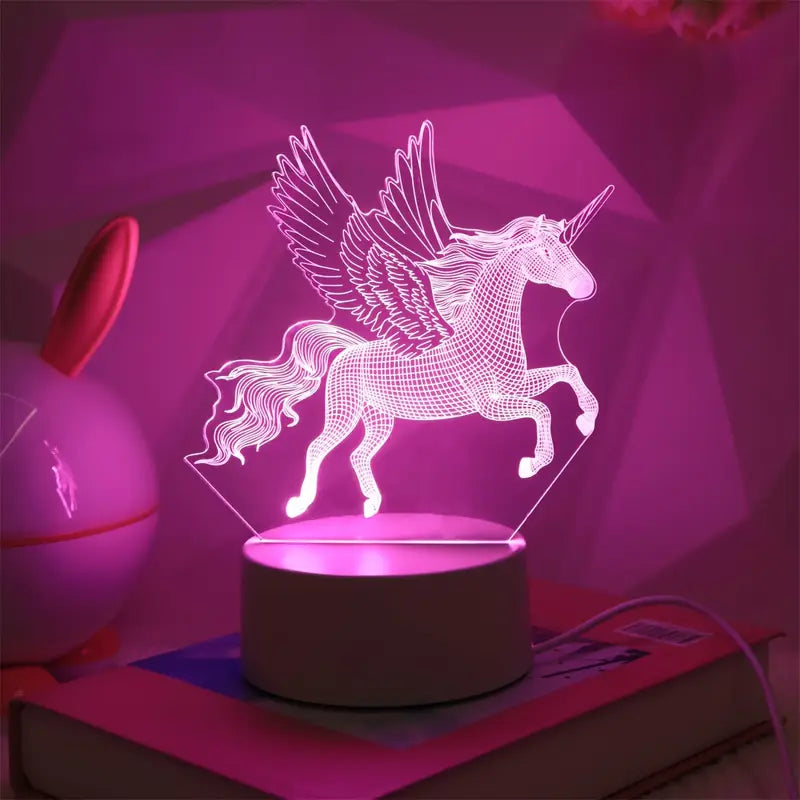 Unicorn Night Light | LED Decorative Lamp-Night Light-Sasha Sydney