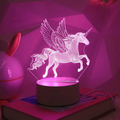 Unicorn Night Light | LED Decorative Lamp-Night Light-Sasha Sydney