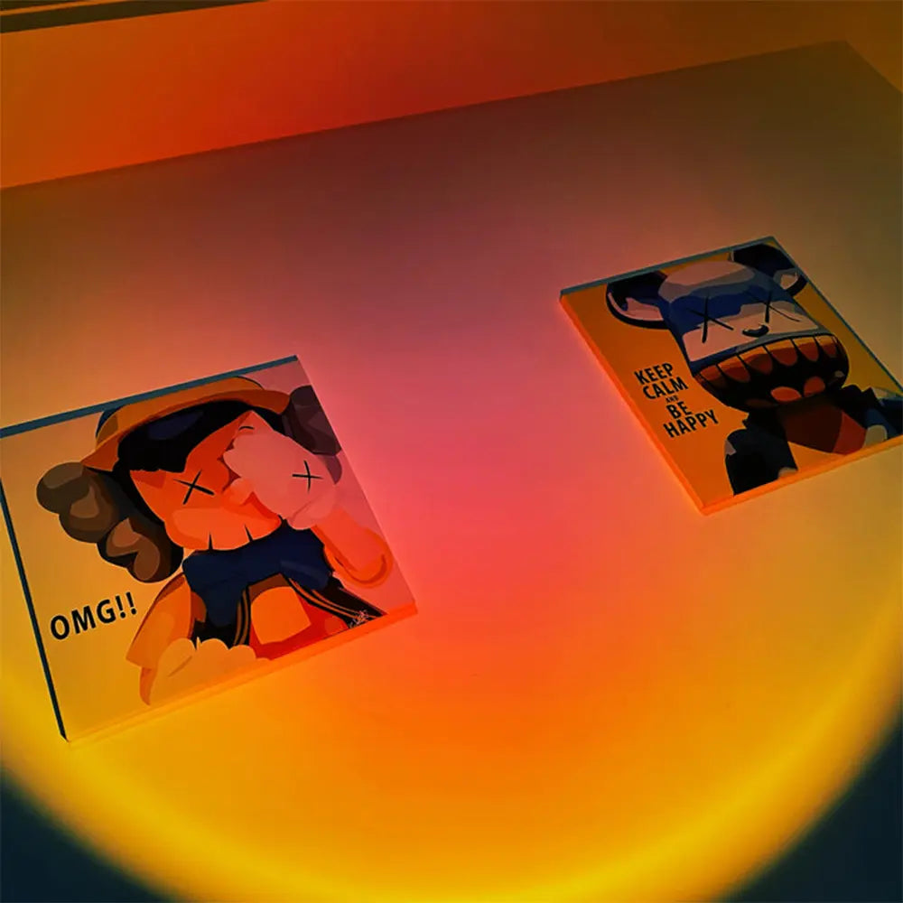 Sunset Projection Lamp | Bedroom Projector Light-Table Lamp-Sasha Sydney