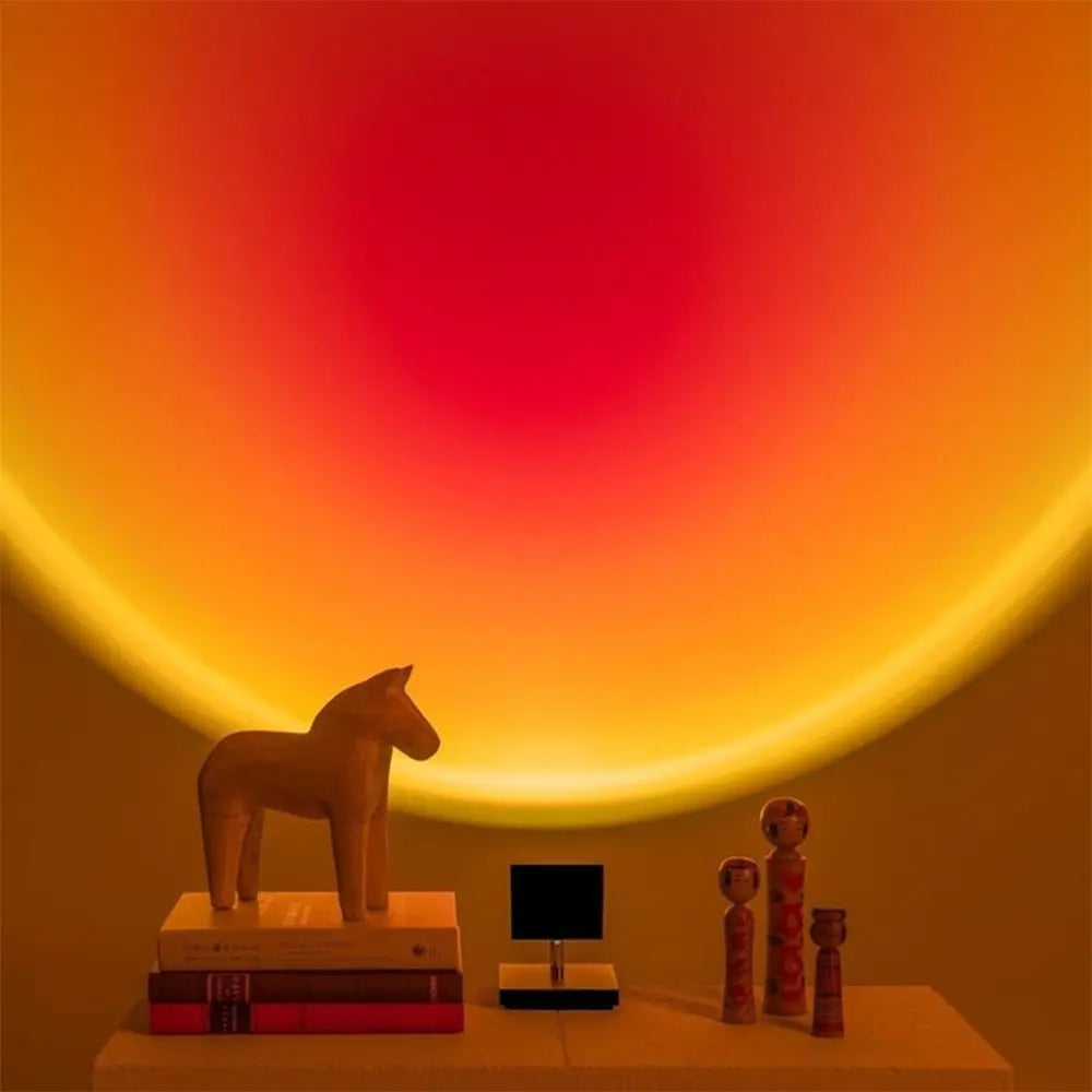Sunset Projection Lamp | Bedroom Projector Light-Table Lamp-Sasha Sydney