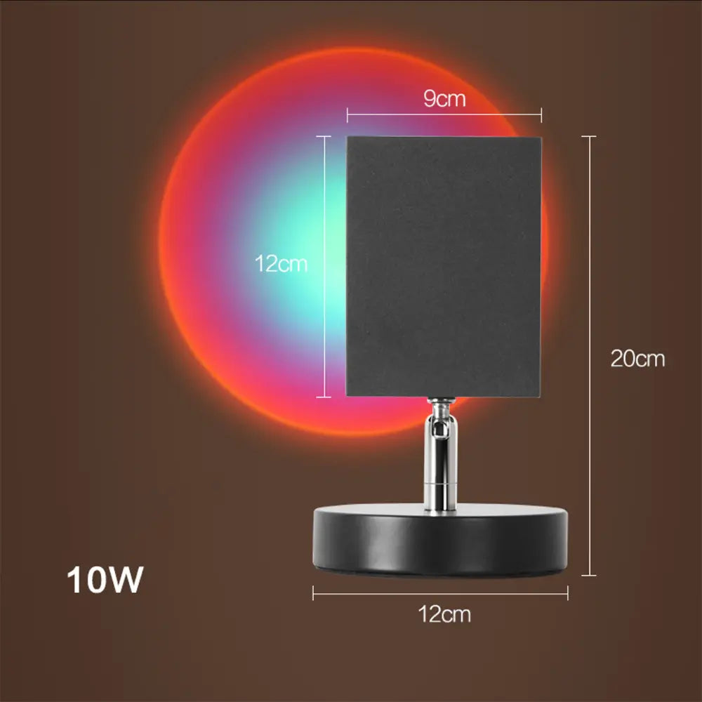 Sunset Projection Lamp | Bedroom Projector Light-Table Lamp-Sasha Sydney