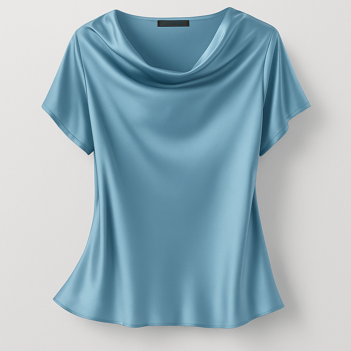 Piper | Women Draped Blouse | Casual Elegance