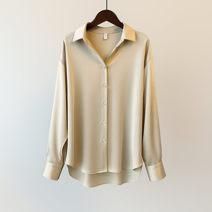 Zoe | Women Satin Shirt | Elegant Comfort