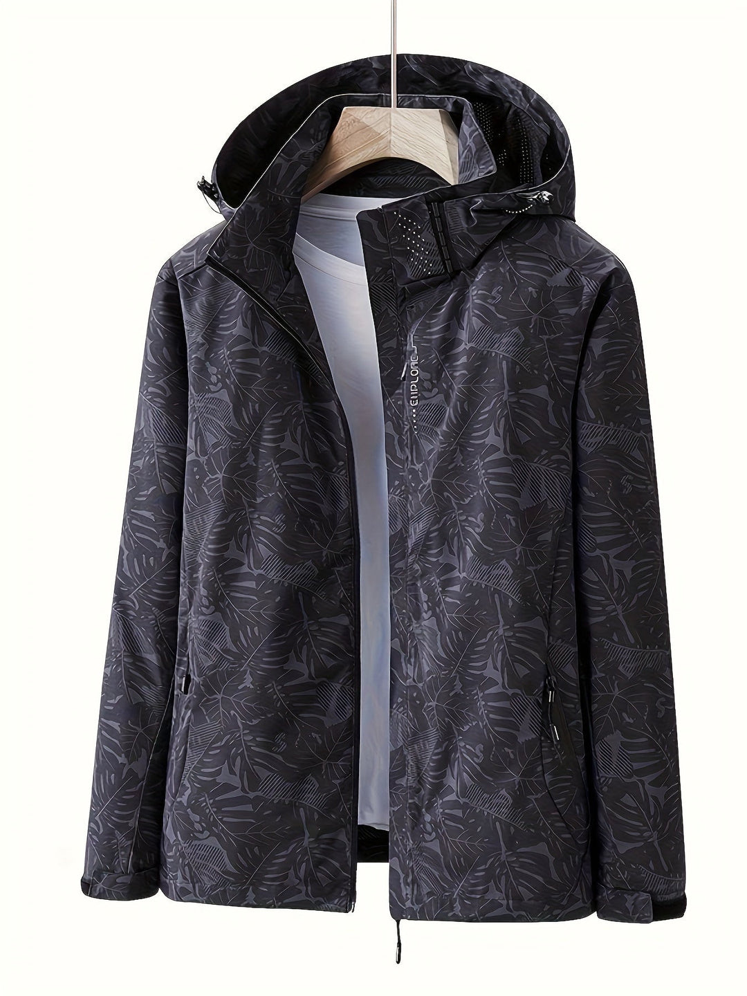 Joana | Women's Windproof Softshell Jacket | Chic Botanical Print