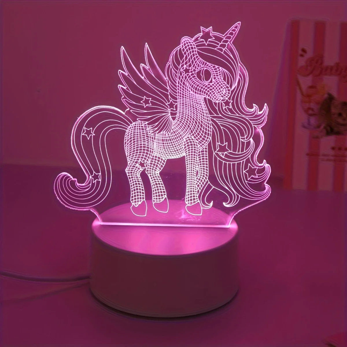 Unicorn Night Light | LED Decorative Lamp-Night Light-Sasha Sydney