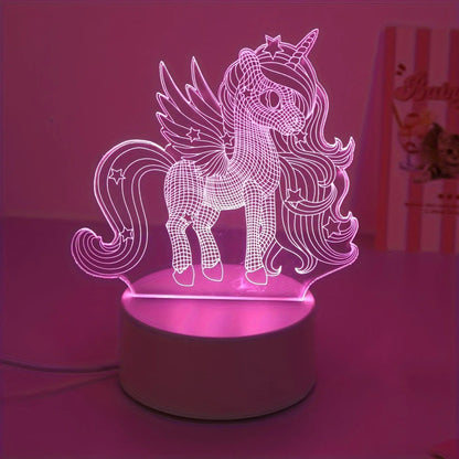 Unicorn Night Light | LED Decorative Lamp-Night Light-Sasha Sydney