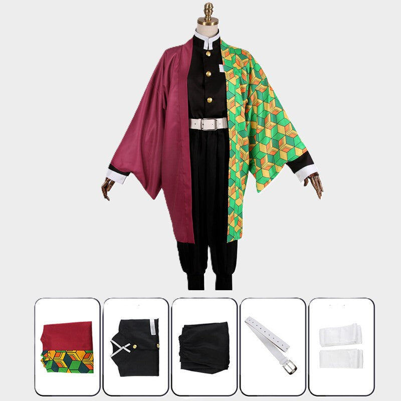 Kids Anime Cosplay Kimono Costume Complete Set Manga Characters - Image 12