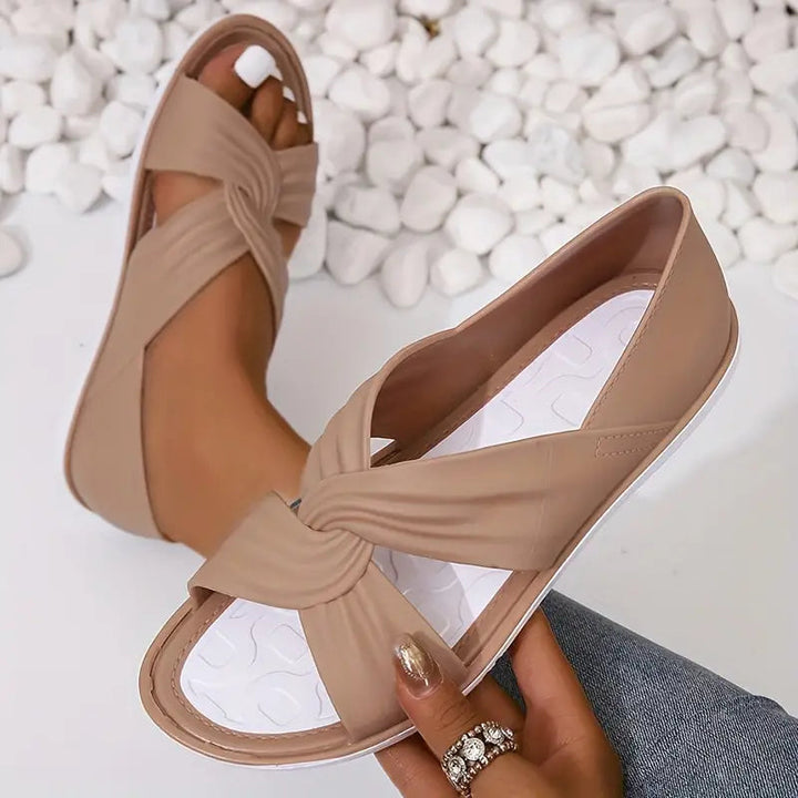 Lila | Women’s Elegant Comfort Slide Sandals | Casual Chic