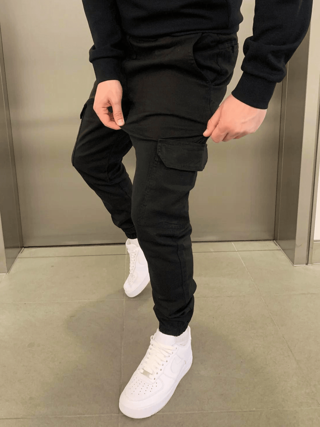 Caleb | Men Tapered Cargo Joggers | Functional Comfort