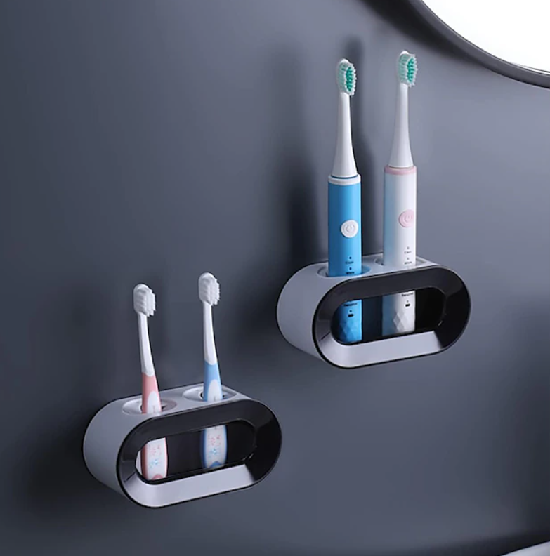 Wall Mounted Toothbrush Holder | Electric Toothbrush Organizer-Toothbrush Holder-Sasha Sydney