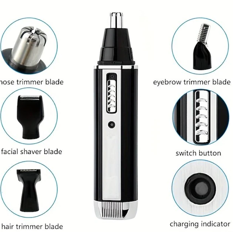 Nose And Ear Hair Trimmer | Beard Trimmer For Men-Trimmer/Shaver-Sasha Sydney