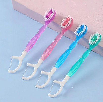 Flossing Toothbrush | Travel Toothbrush-Toothbrush-Sasha Sydney