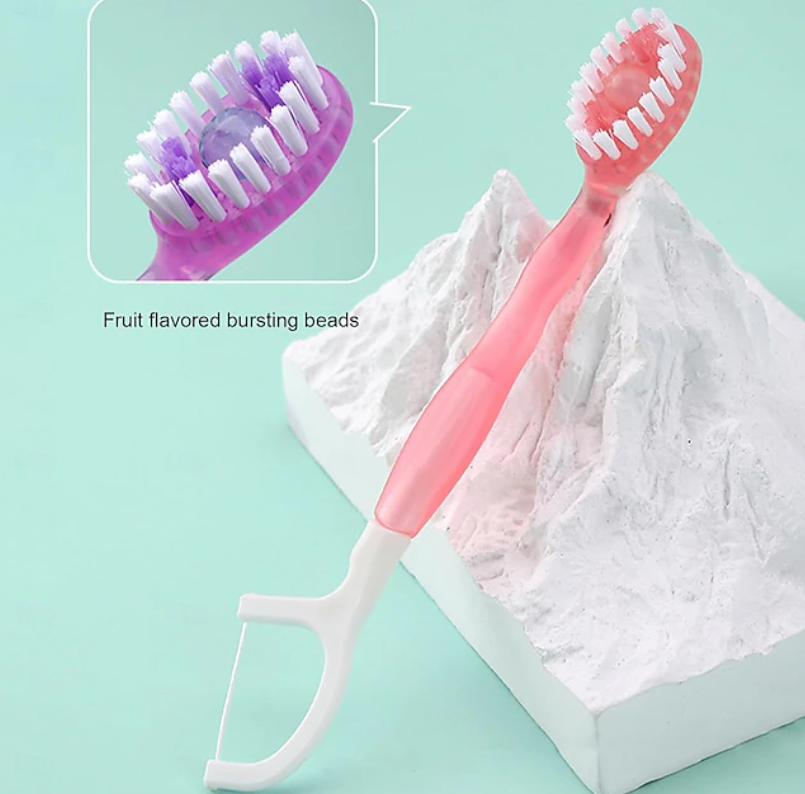 Flossing Toothbrush | Travel Toothbrush-Toothbrush-Sasha Sydney