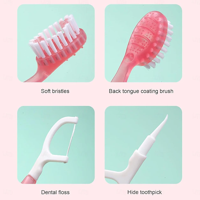 Flossing Toothbrush | Travel Toothbrush-Toothbrush-Sasha Sydney