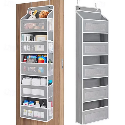 Over Door Hanging Storage Organiser | Multi Pocket Shelf Space Saving Home Organisation-Hanging Storage Organiser-Sasha Sydney