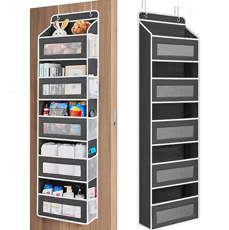 Over Door Hanging Storage Organiser | Multi Pocket Shelf Space Saving Home Organisation-Hanging Storage Organiser-Sasha Sydney