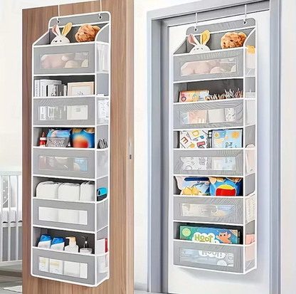 Over Door Hanging Storage Organiser | Multi Pocket Shelf Space Saving Home Organisation-Hanging Storage Organiser-Sasha Sydney