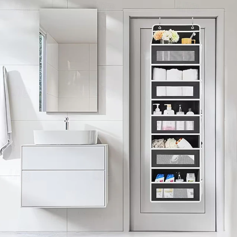 Over Door Hanging Storage Organiser | Multi Pocket Shelf Space Saving Home Organisation-Hanging Storage Organiser-Sasha Sydney