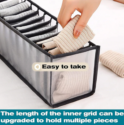Foldable Drawer Storage Organiser Set | Compartment Dividers Space Saving Home Organisation-Drawer Organiser-Sasha Sydney