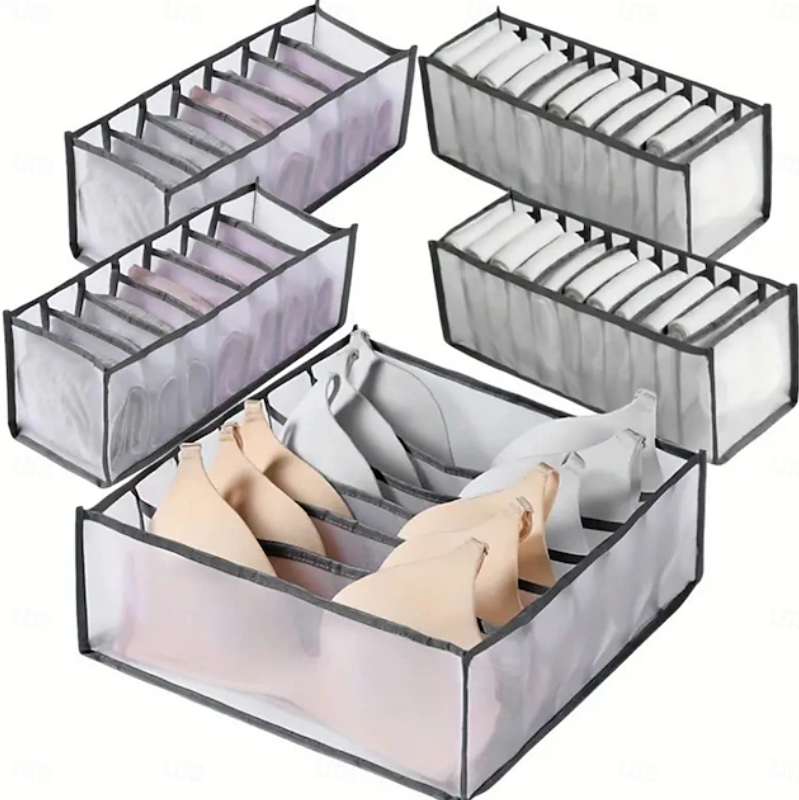 Foldable Drawer Storage Organiser Set | Compartment Dividers Space Saving Home Organisation-Drawer Organiser-Sasha Sydney