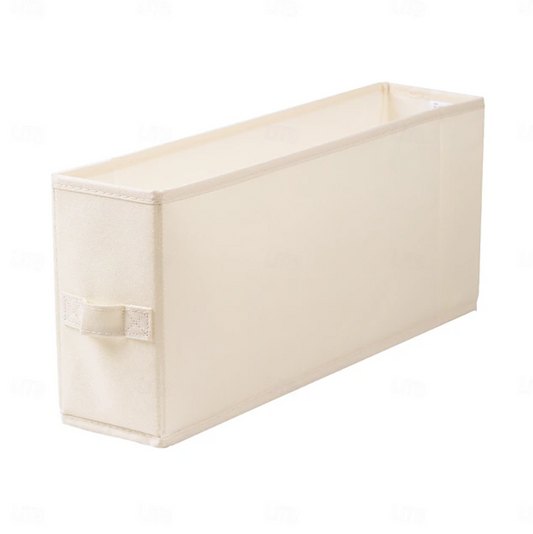 Foldable Fabric Storage Bin | Pull Handle Organiser Wardrobe Organisation