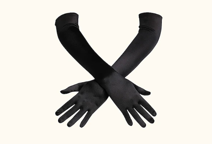 Women Opera Length Gloves | Full Finger Gloves Formal Events