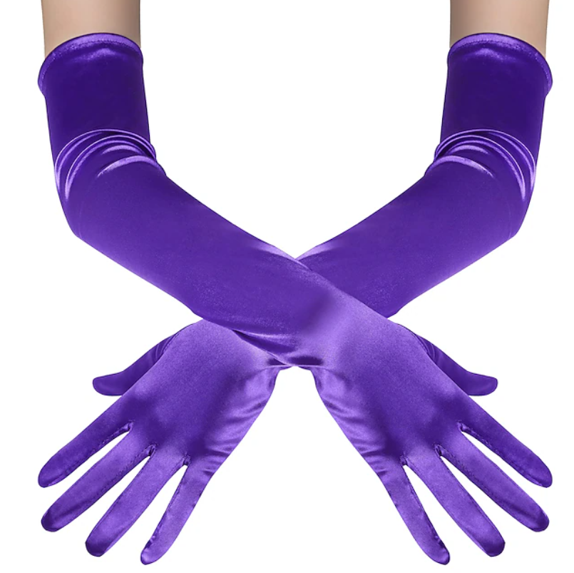 Women Opera Length Gloves | Full Finger Gloves Formal Events