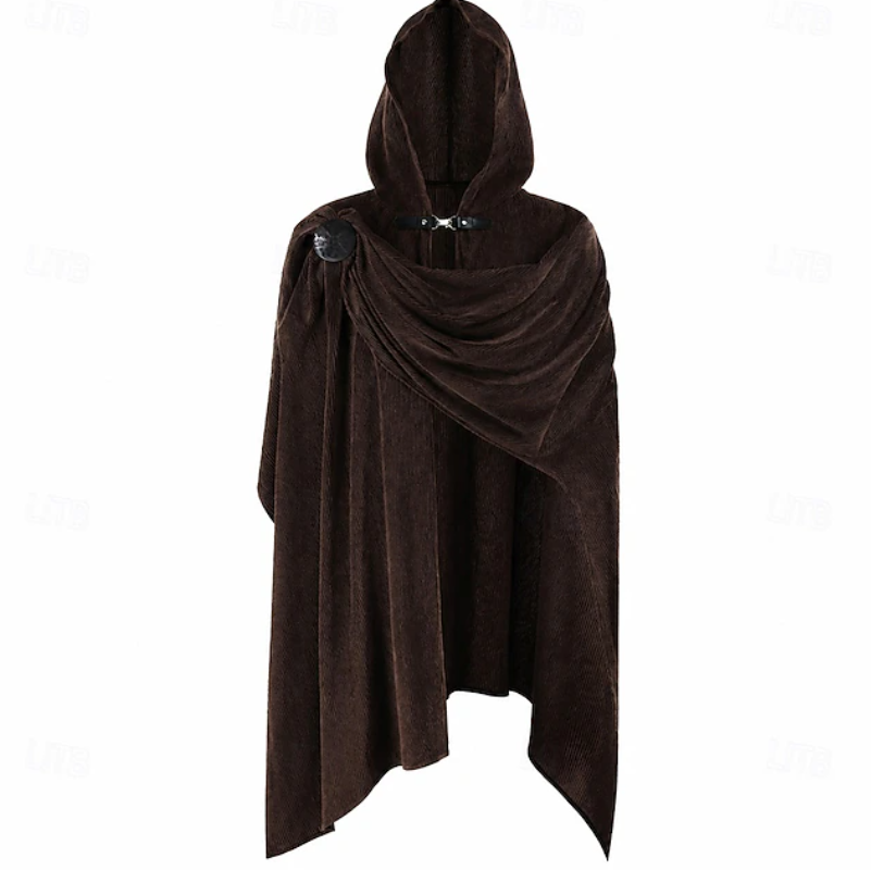 Unisex Hooded Cloak Cape | Draped Front Hooded Cape Costume Events-Cloak Cape-Sasha Sydney