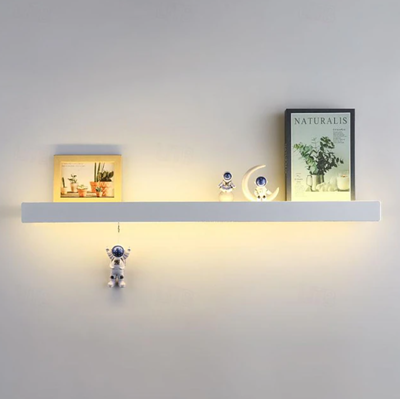 Modern LED Floating Wall Shelf | Display Shelf Integrated Lighting Home Decor-Wall Shelf-Sasha Sydney