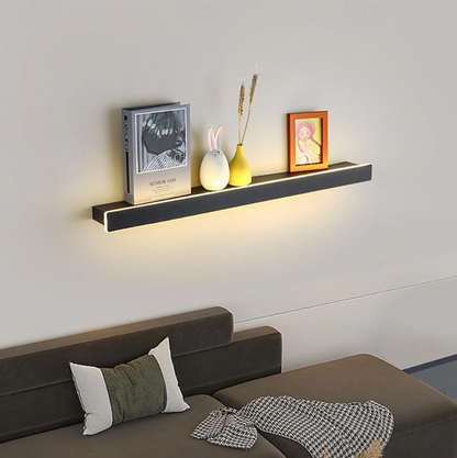Modern LED Floating Wall Shelf | Display Shelf Integrated Lighting Home Decor-Wall Shelf-Sasha Sydney