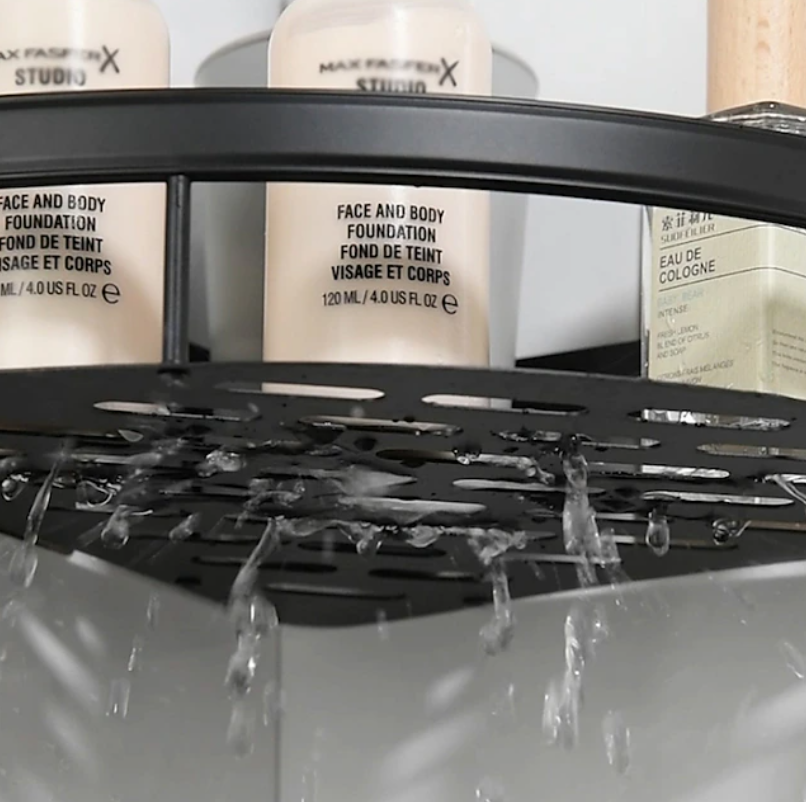 Modern Corner Shower Shelf | Wall Mounted Storage Rack Bathroom Organisation-Wall Shelf-Sasha Sydney